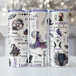 Witchy Metal Insulated Tumbler
